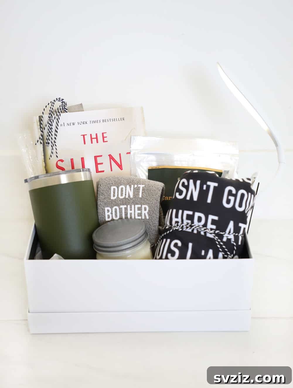 book lover Christmas basket