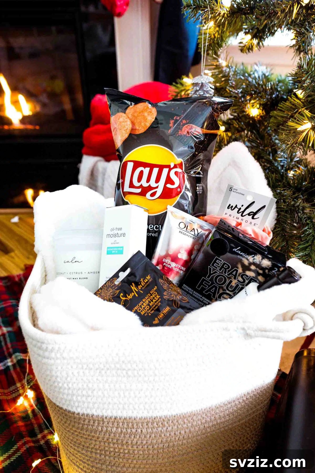skin care christmas gift basket