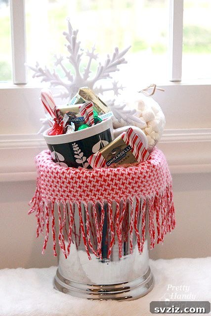 Cozy Chocolate gift basket