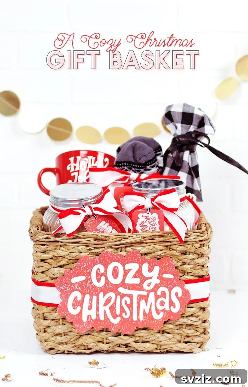 Cozy Christmas Gift Basket