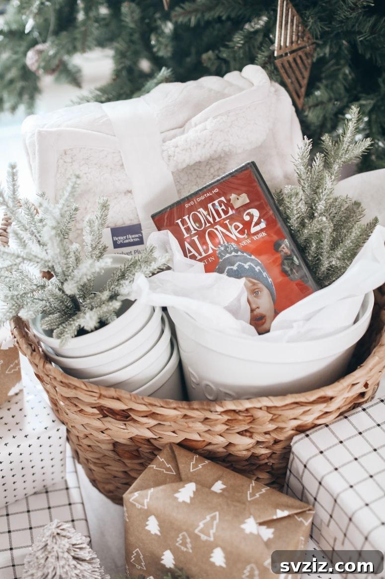 movie theme gift basket