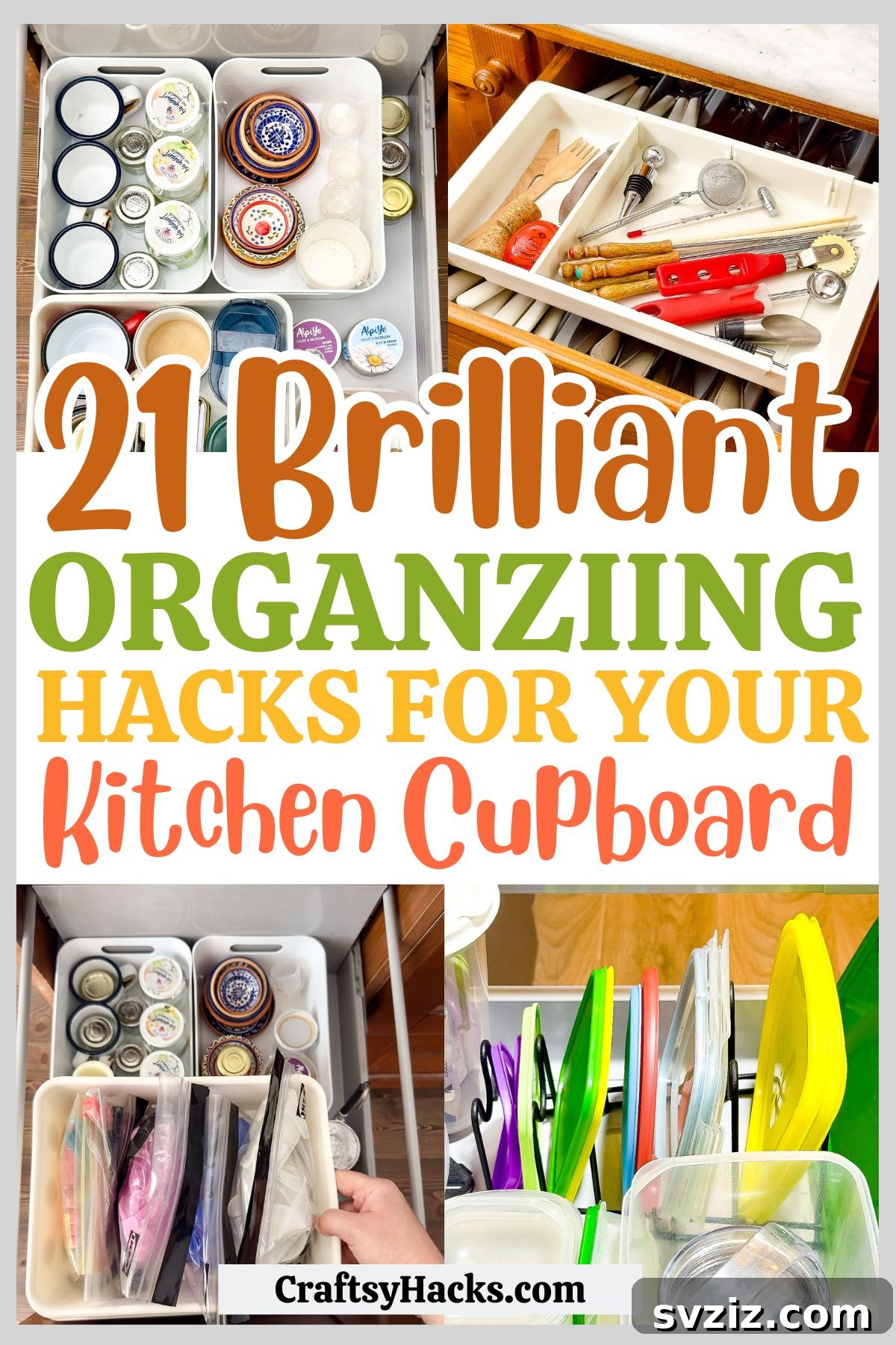 Organize Your Kitchen Cupboards with These Clever Hacks