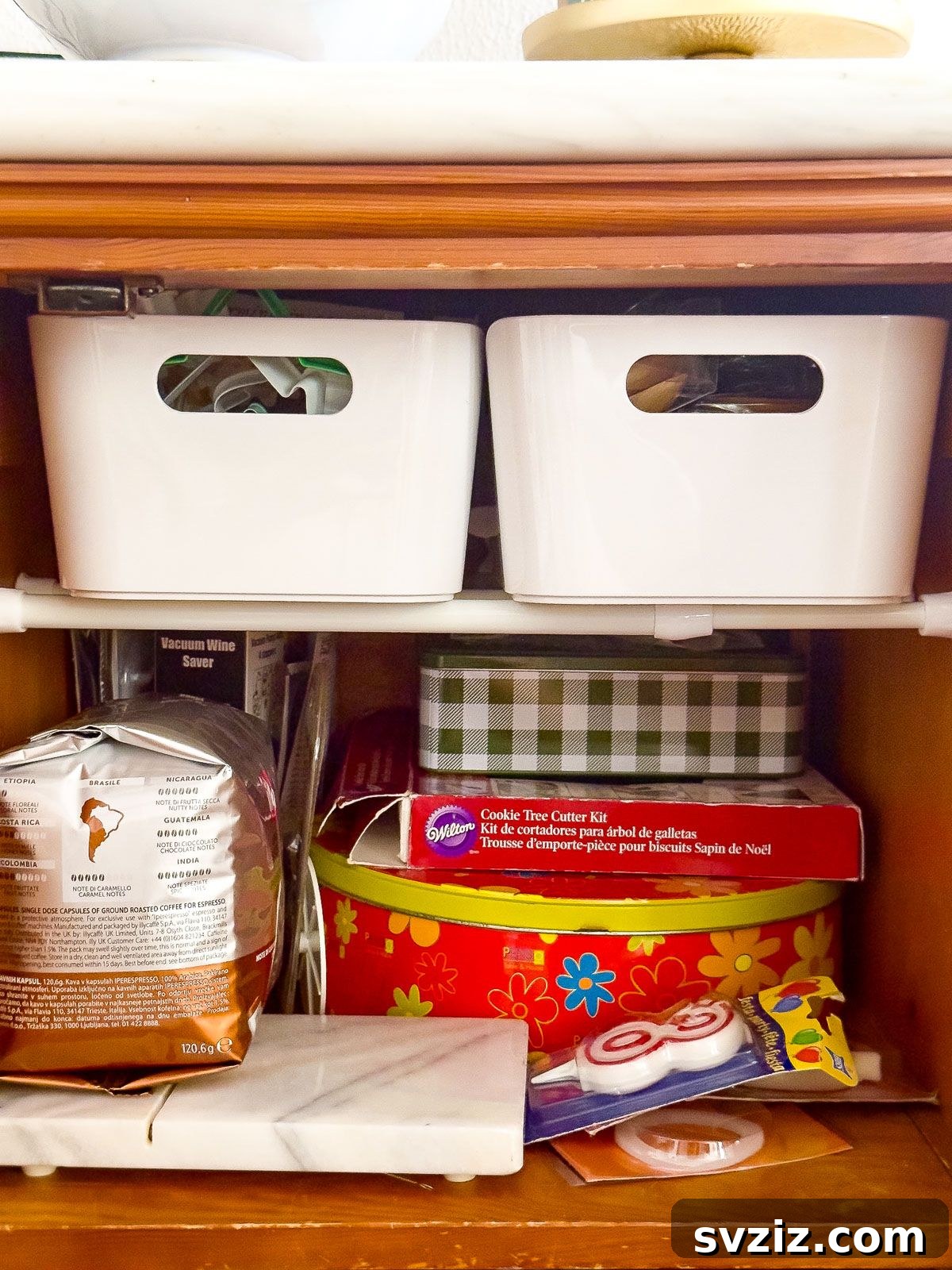 Create New Shelves with Horizontal Tension Rods