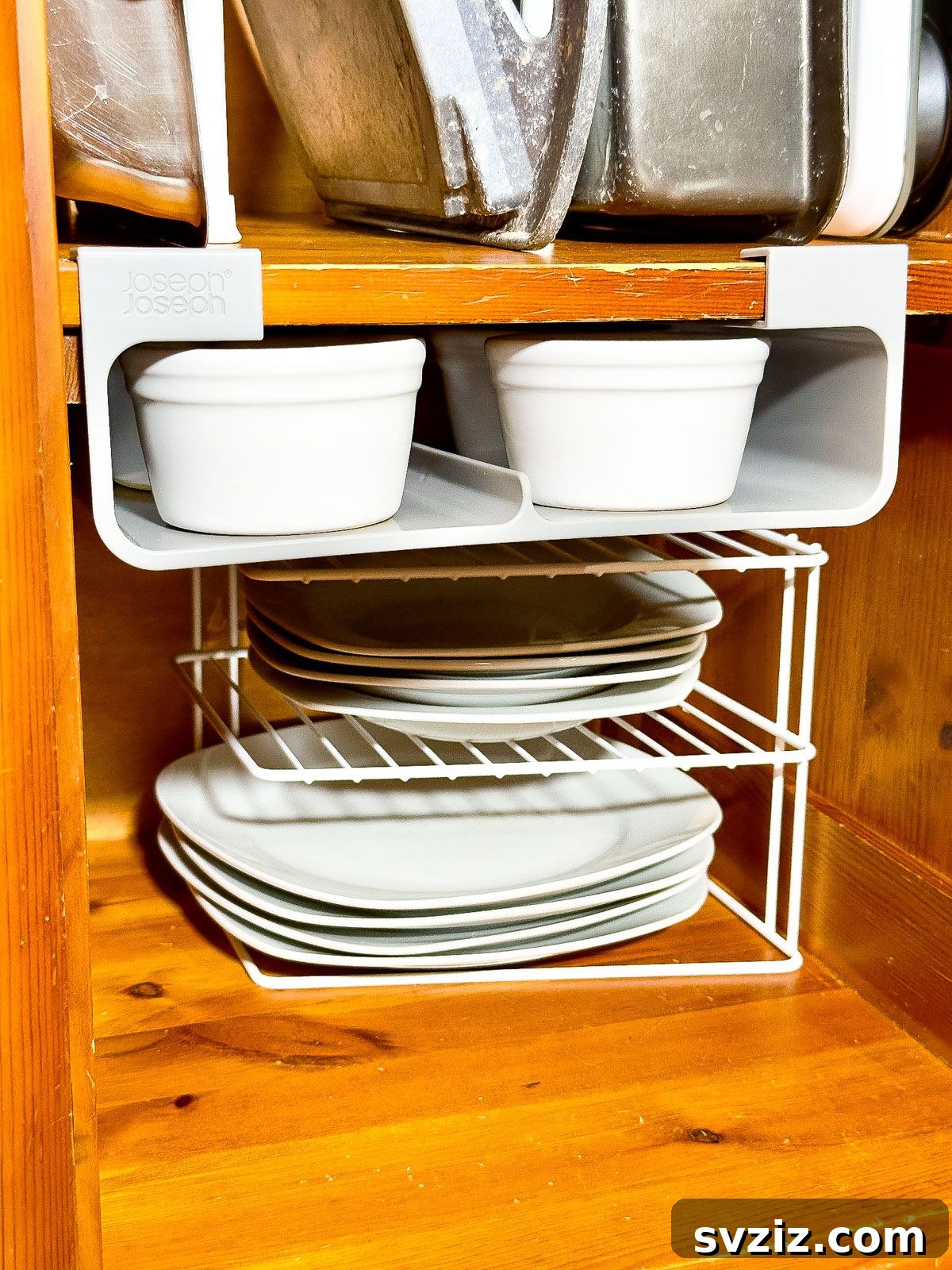 Hanging Undershelf Storage Basket for Small Dishes and More