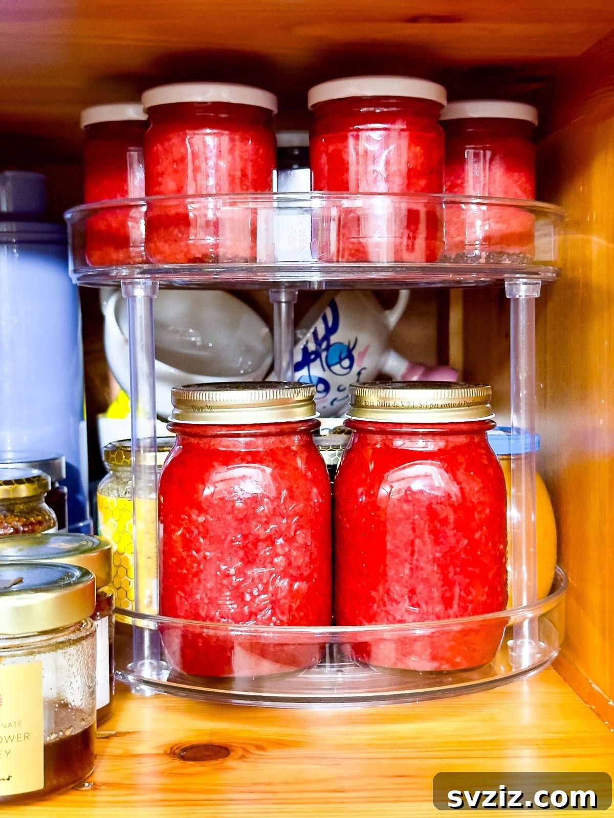 Organize with a Lazy Susan for Kitchen Cupboard Accessibility