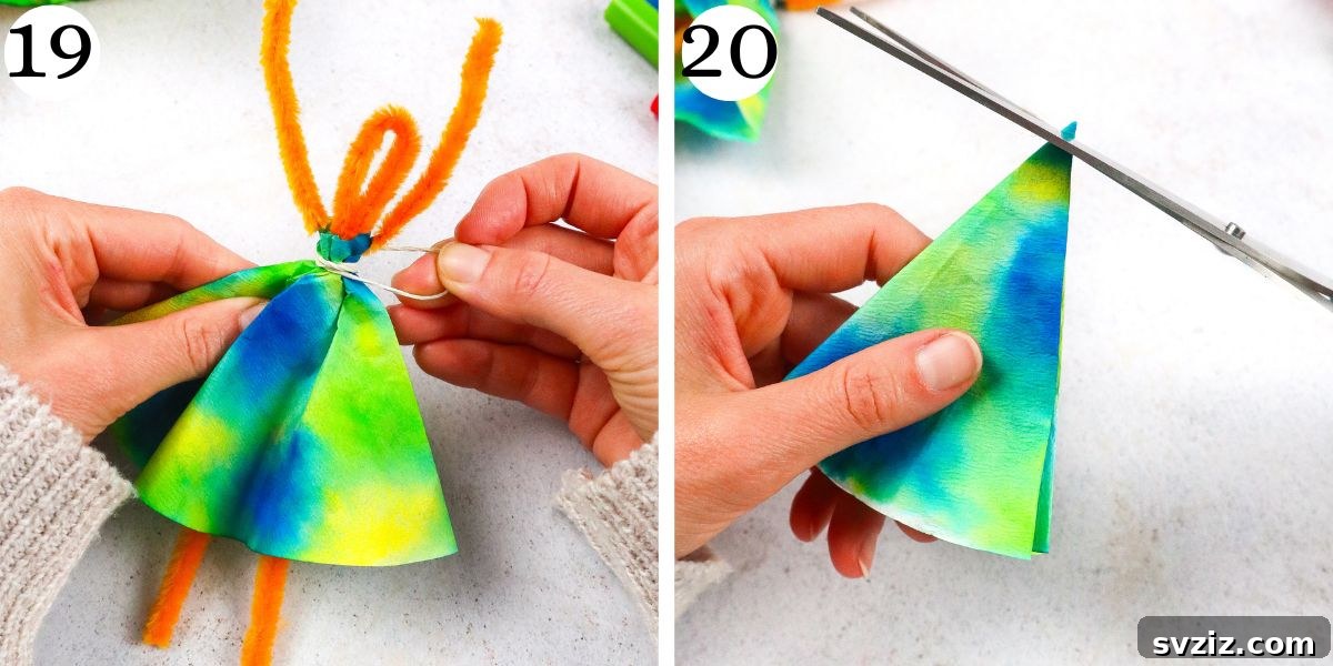prepare second coffee filter dress