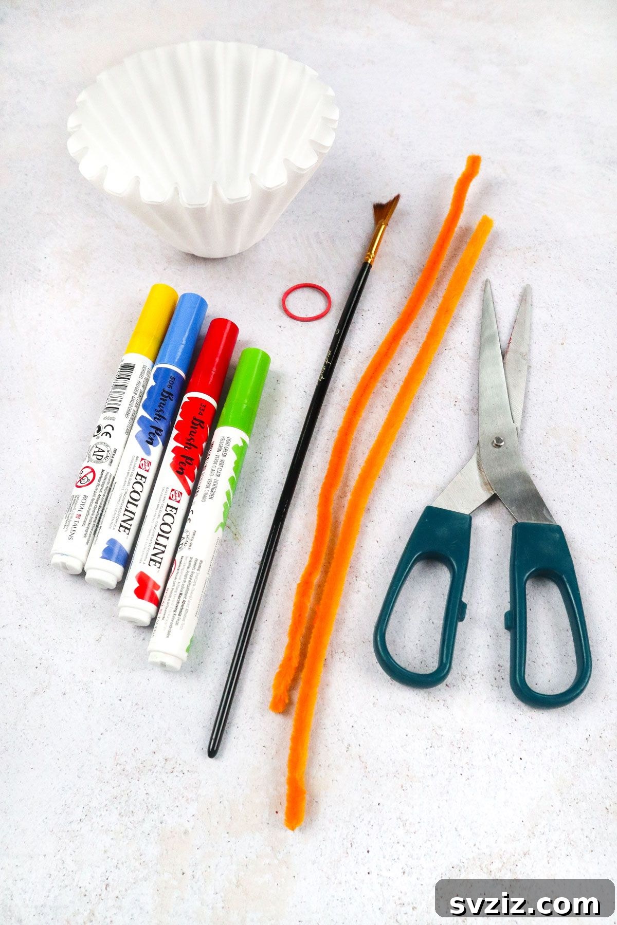 craft supplies for Coffee Filter Dancers
