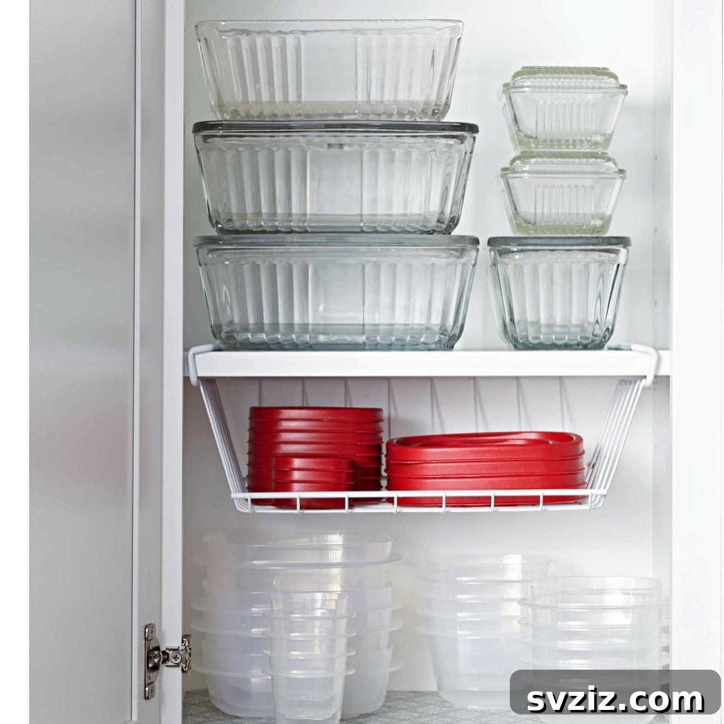 Never Lose a Lid Again: Ultimate Tupperware Organization 15 Hanging Undershelf Wire Basket