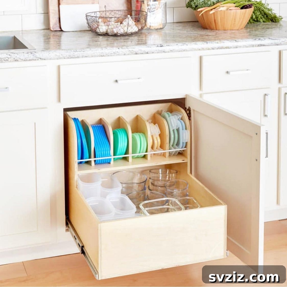 Never Lose a Lid Again: Ultimate Tupperware Organization 18 Two Level Drawer