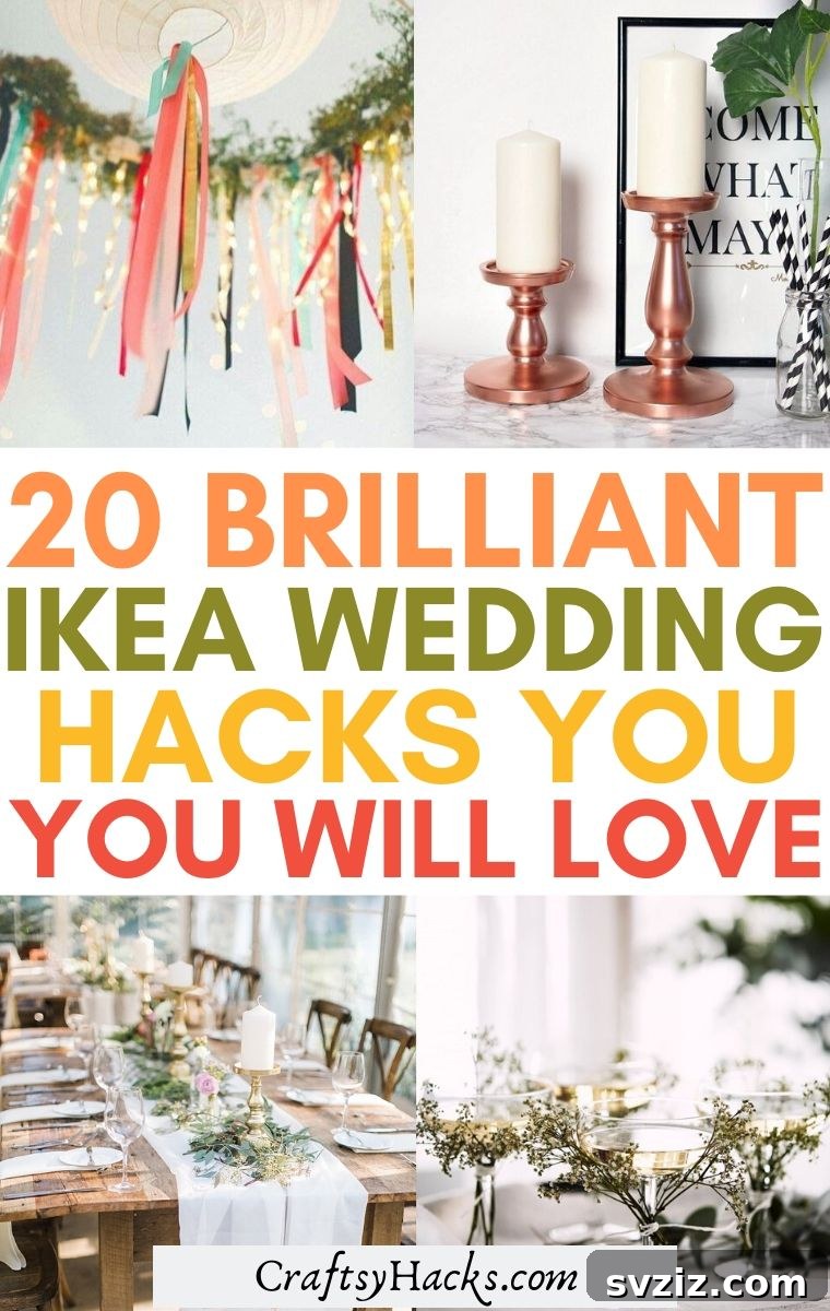 ikea wedding hacks