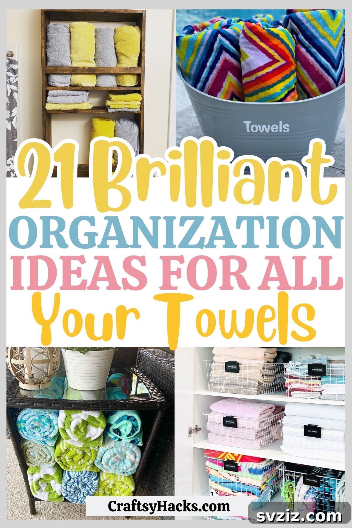 23 Brilliant Towel Storage Ideas to Transform Your Bathroom 2 Creative Towel Organization Ideas for Every Bathroom