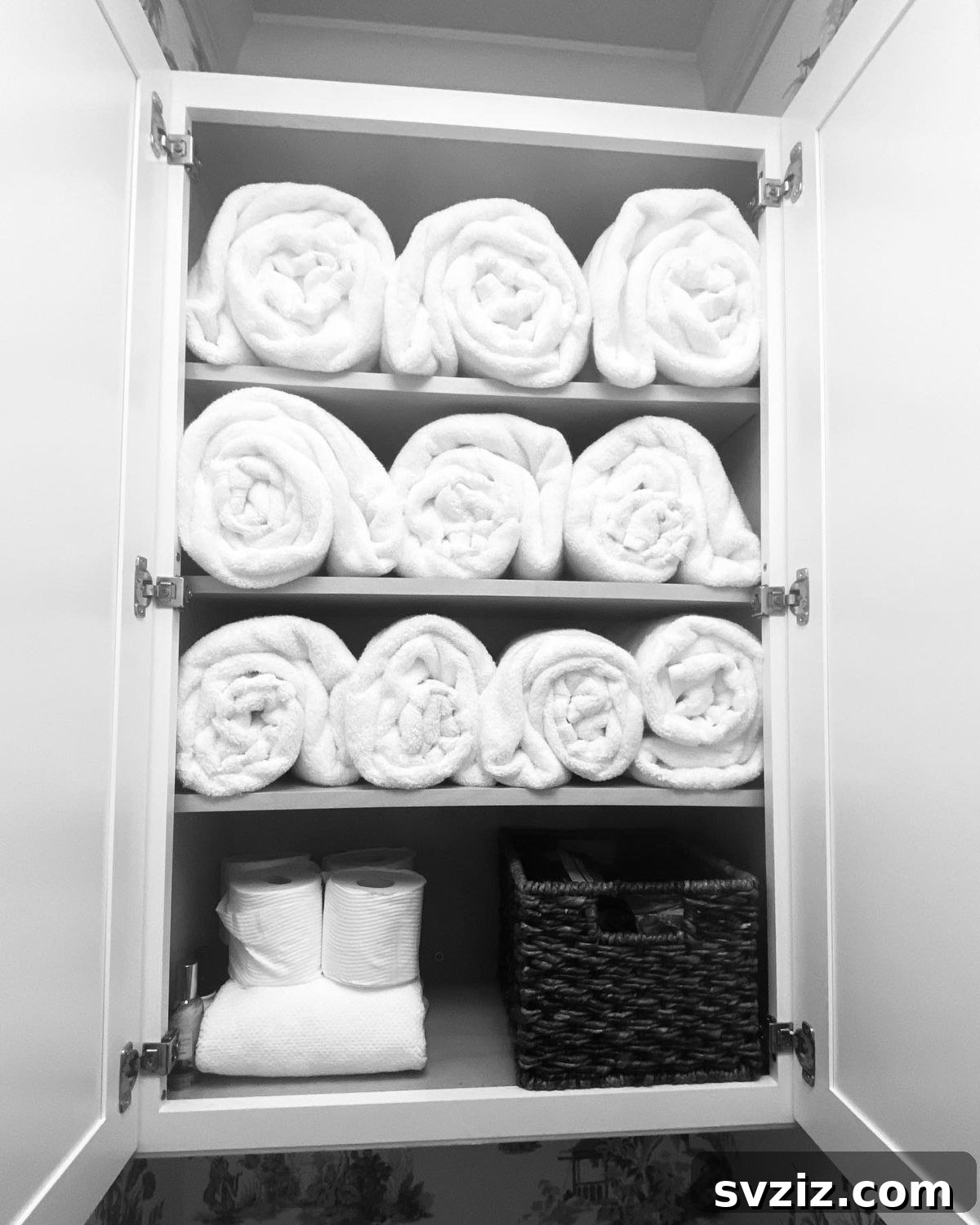 23 Brilliant Towel Storage Ideas to Transform Your Bathroom 13 Rolled Towels for Optimal Storage