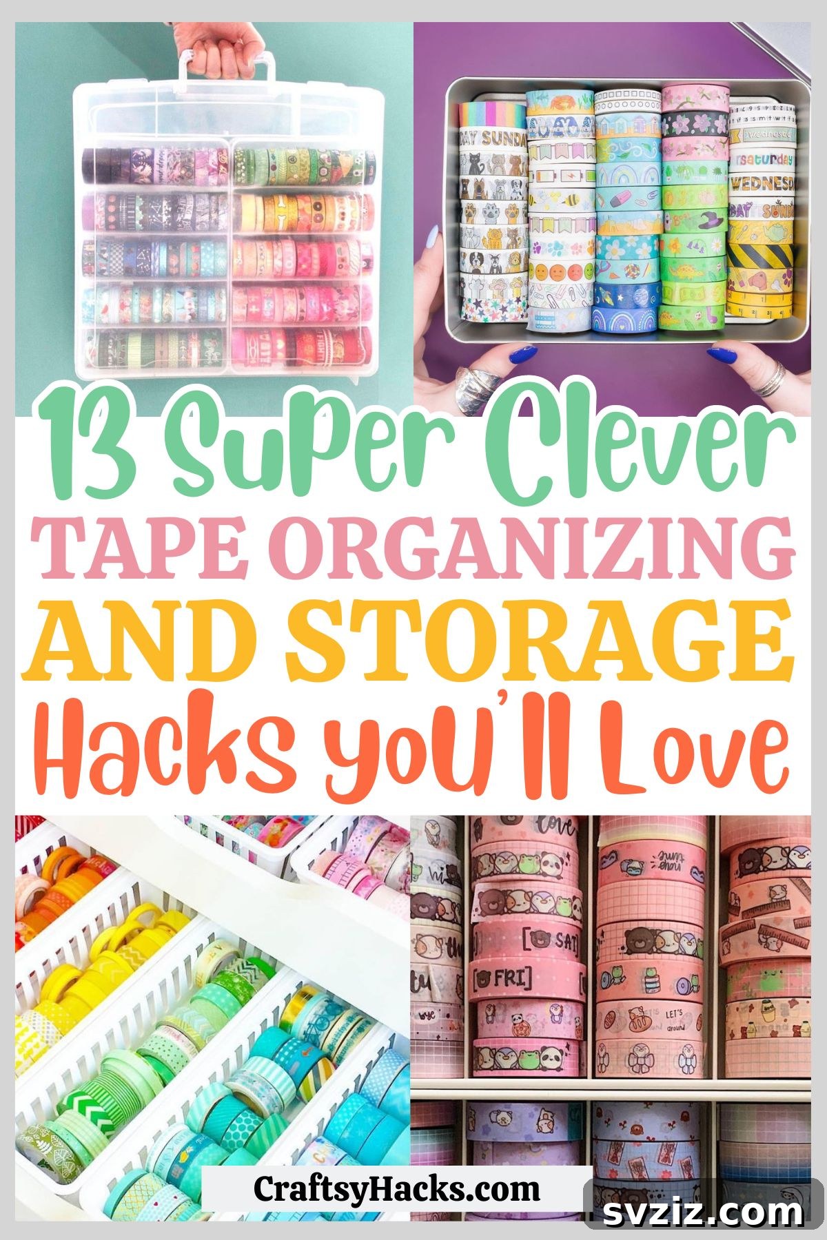 Creative Craft Tape Organization Ideas for a Tidy Craft Room