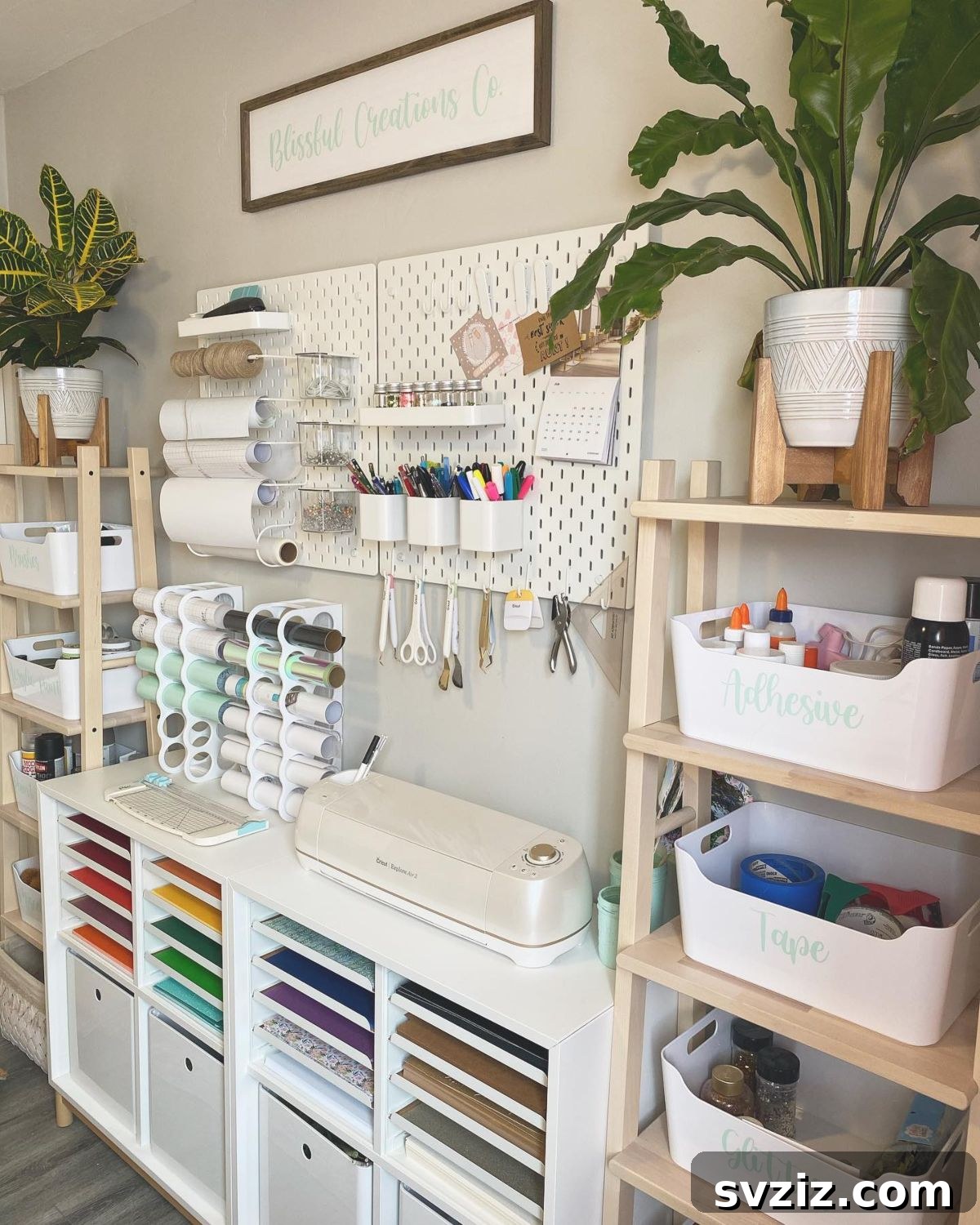 21 Brilliant Craft Room Layouts to Spark Your Imagination 3 Pegboard Organization for Craft Supplies