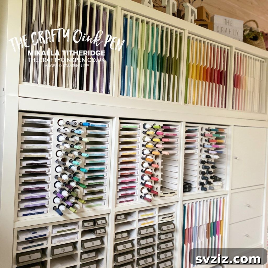 21 Brilliant Craft Room Layouts to Spark Your Imagination 10 Comprehensive IKEA Kallax Wall Unit for Craft Storage