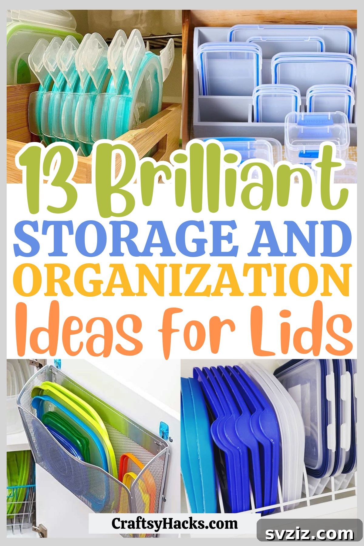 13 Brilliant Hacks for Organizing Pot Lids 2 Organize Your Kitchen: Smart Lid Storage and Organization Ideas