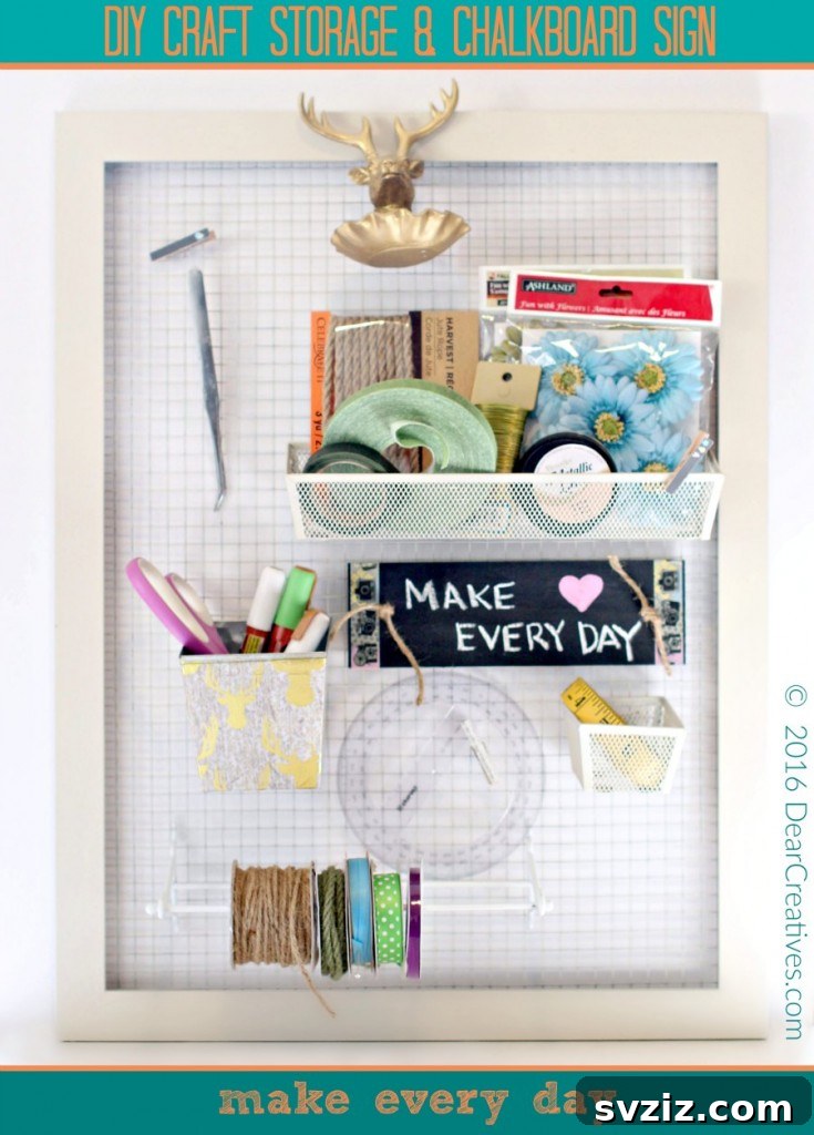 DIY Wall Organizer