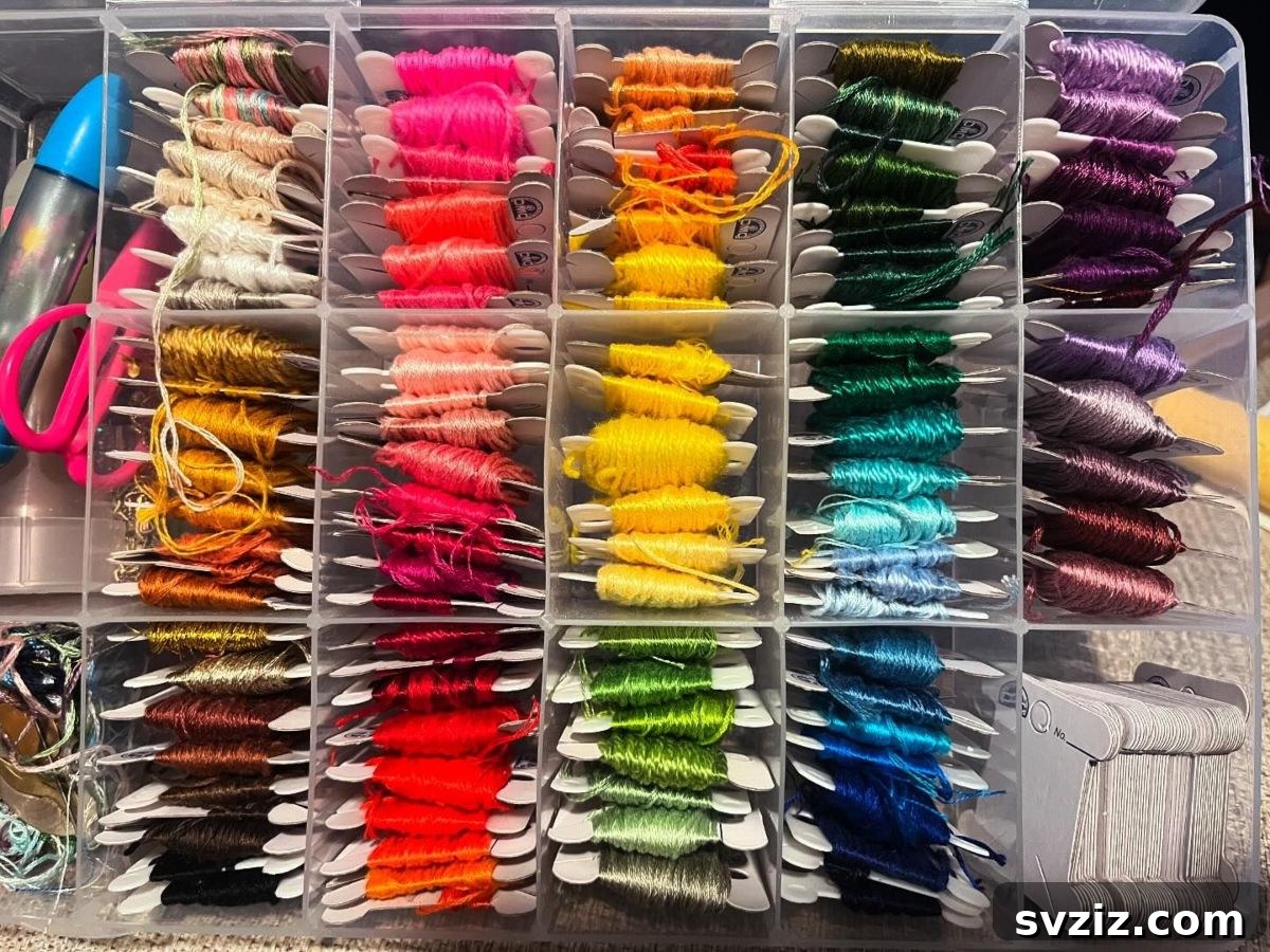 embroidery drawer
