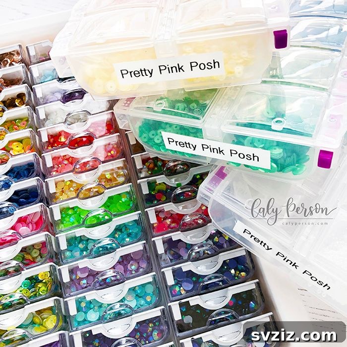 Bead Trays for Sequin Storage
