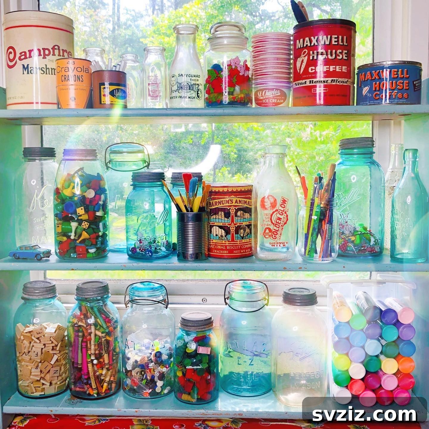 glass jars