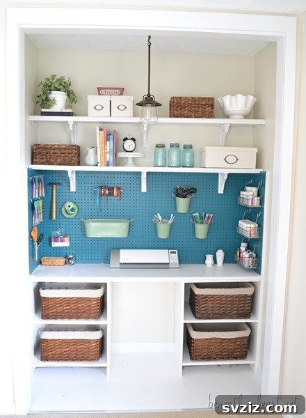 Smart Hacks for Your Craft Closet 14 baskets