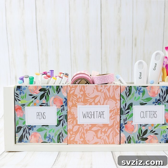 Reclaim Your Craft Space Brilliant Cricut Organization Solutions 14 decorative boxes
