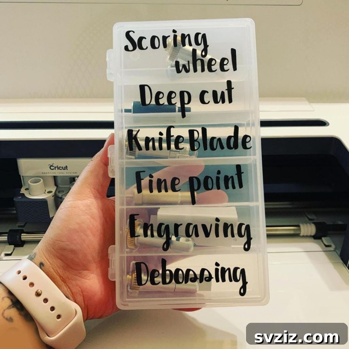 Reclaim Your Craft Space Brilliant Cricut Organization Solutions 16 divider box