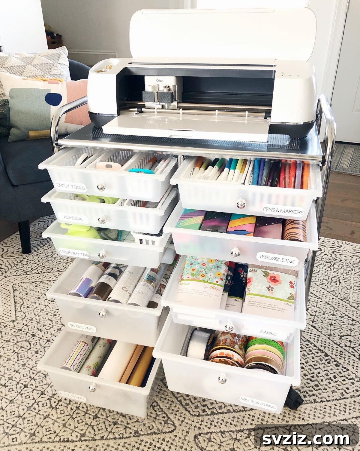 Reclaim Your Craft Space Brilliant Cricut Organization Solutions 21 Cricut Craft Cart