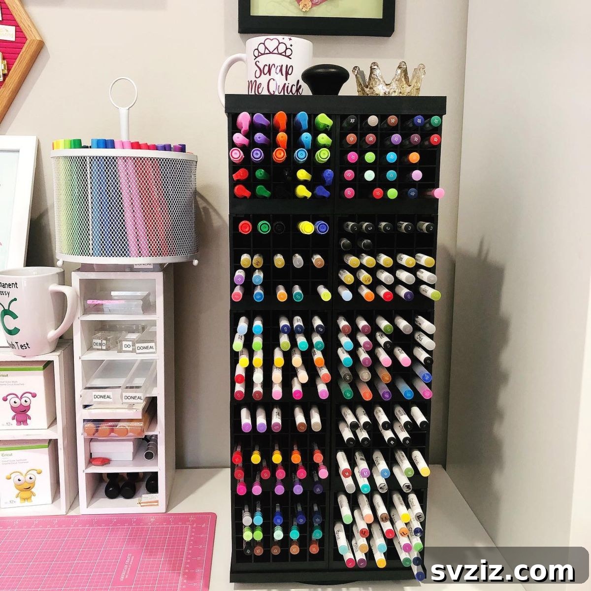 Reclaim Your Craft Space Brilliant Cricut Organization Solutions 23 marker tower
