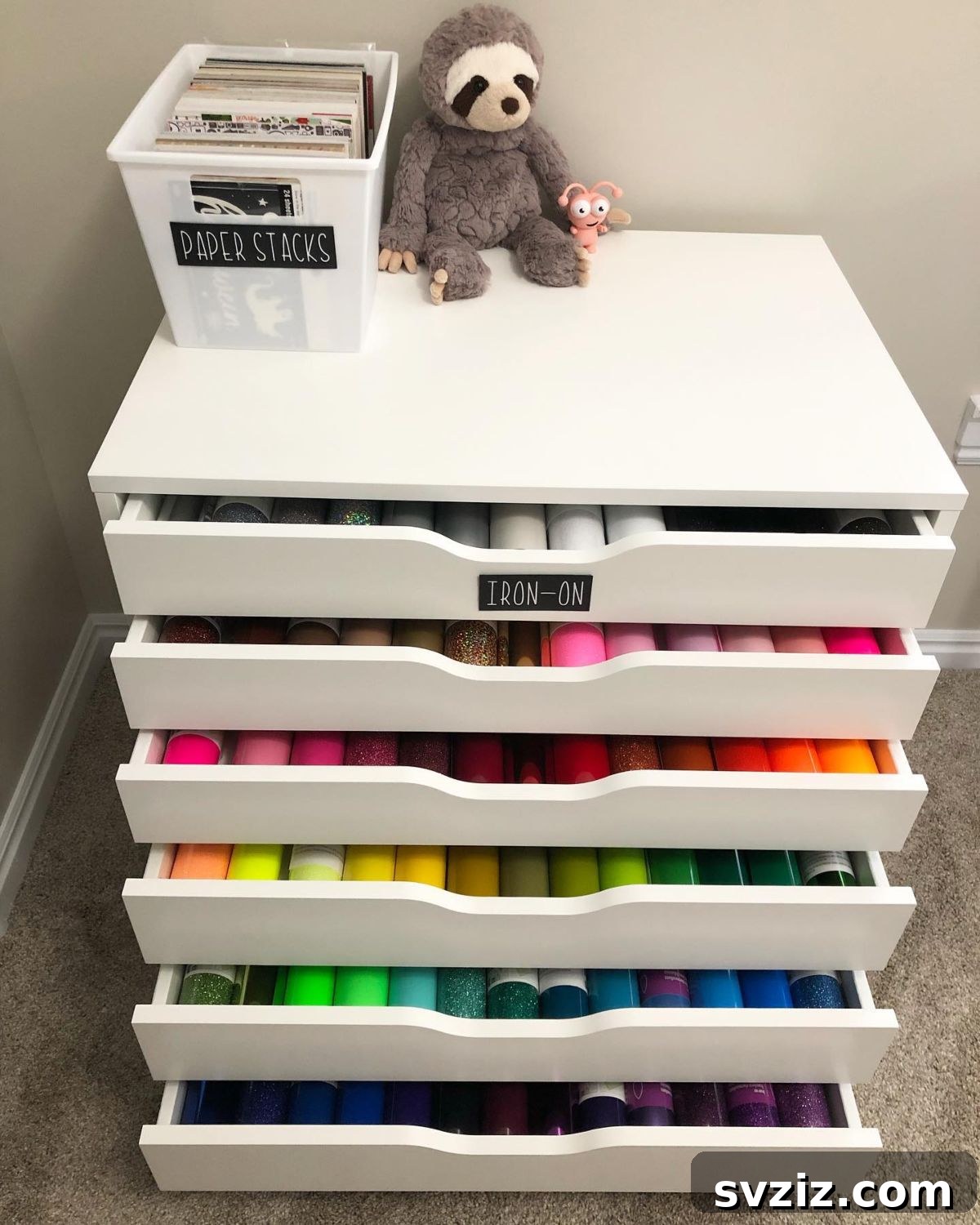 Reclaim Your Craft Space Brilliant Cricut Organization Solutions 5 IKEA Alex Drawer System