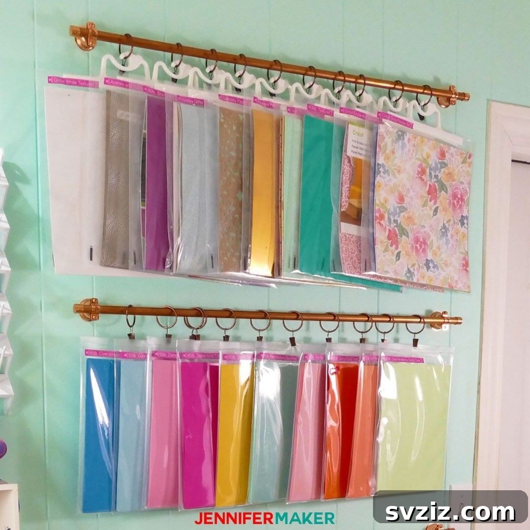 Reclaim Your Craft Space Brilliant Cricut Organization Solutions 10 Hanging Storage System