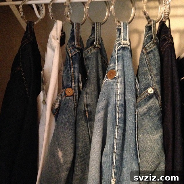 Clever Jean Storage Solutions 16 curtain rings