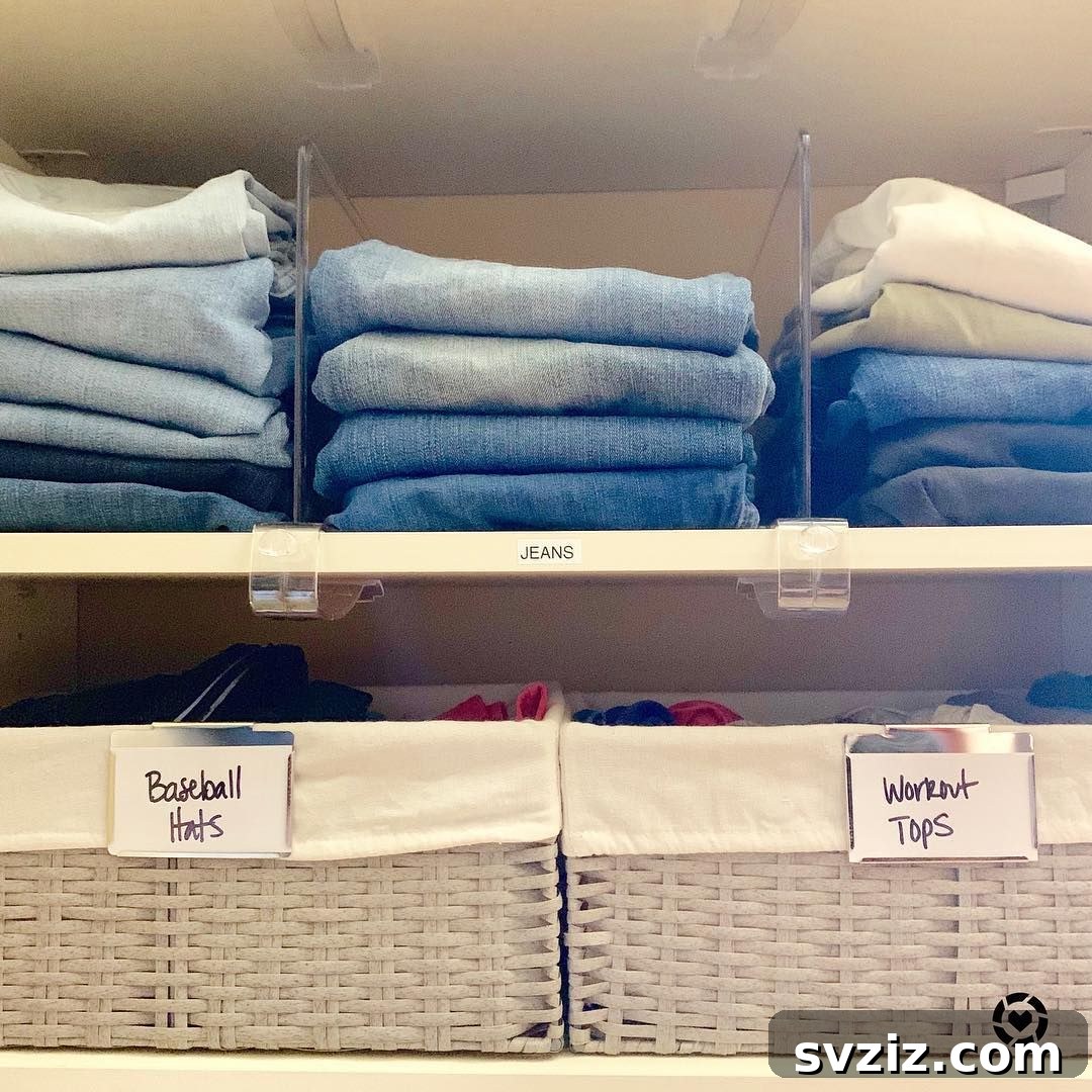 Clever Jean Storage Solutions 3 shelf dividers