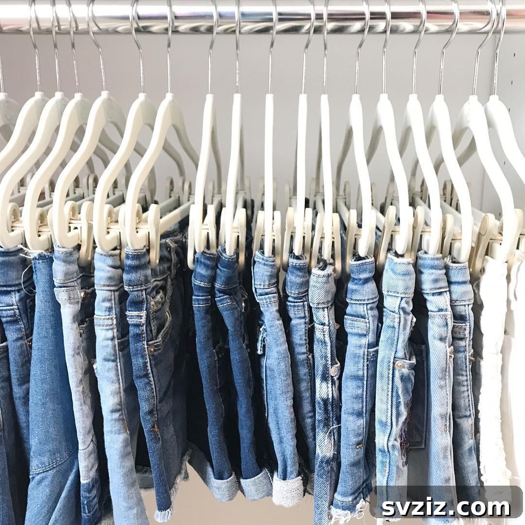 Clever Jean Storage Solutions 23 shorts hangers