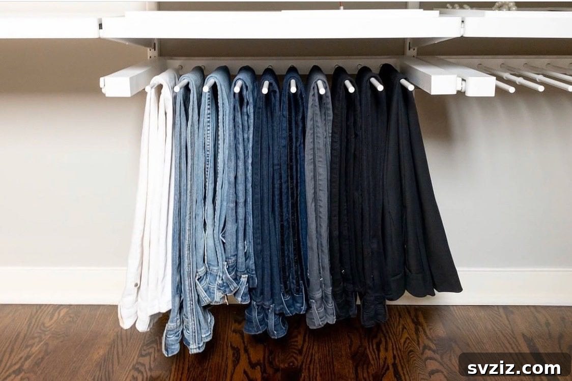 Clever Jean Storage Solutions 7 bar hangers