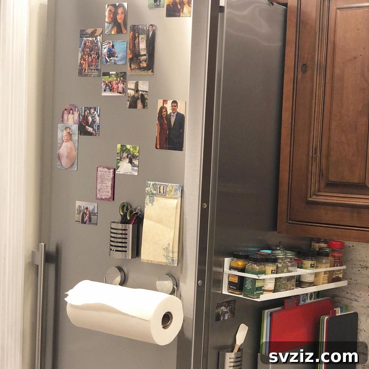  Magnetic Spice Racks on Side of the Fridge