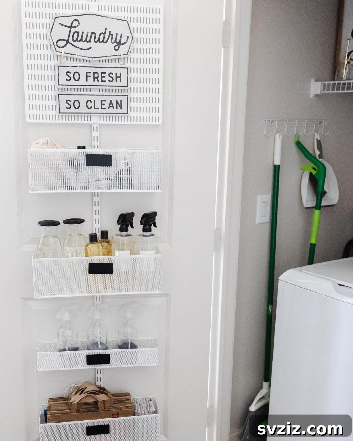 hanging door rack