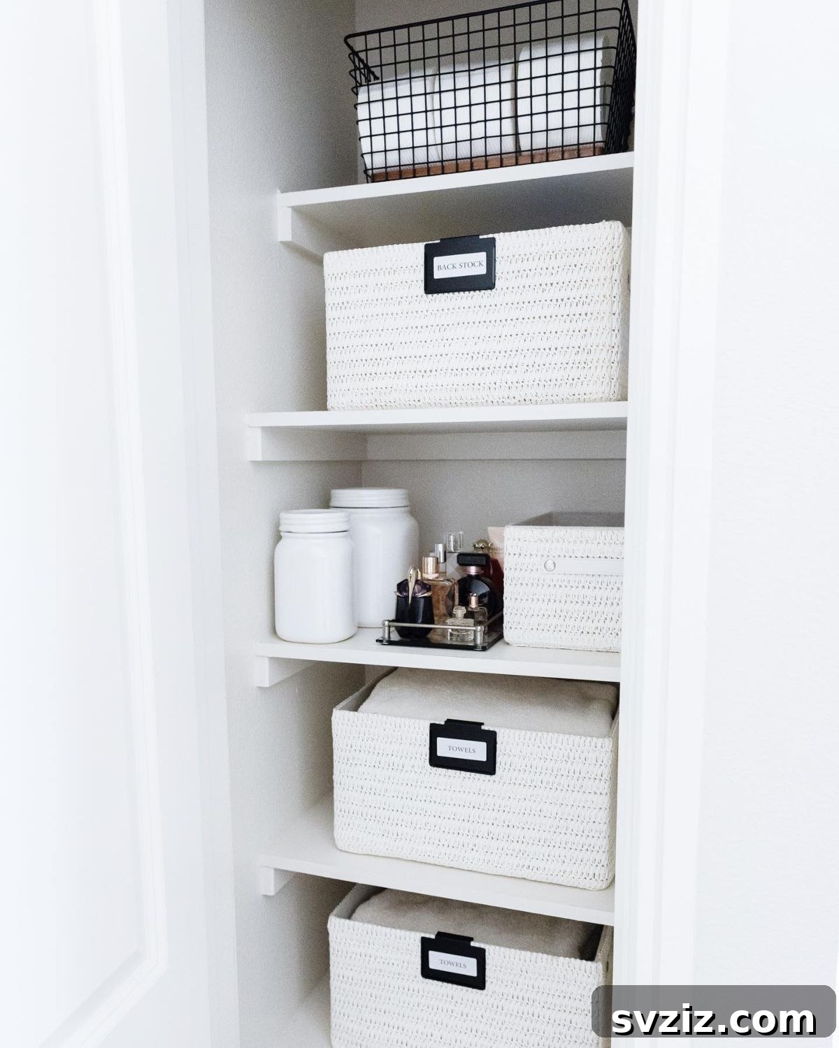 Use Storage Bins to Divide Items
