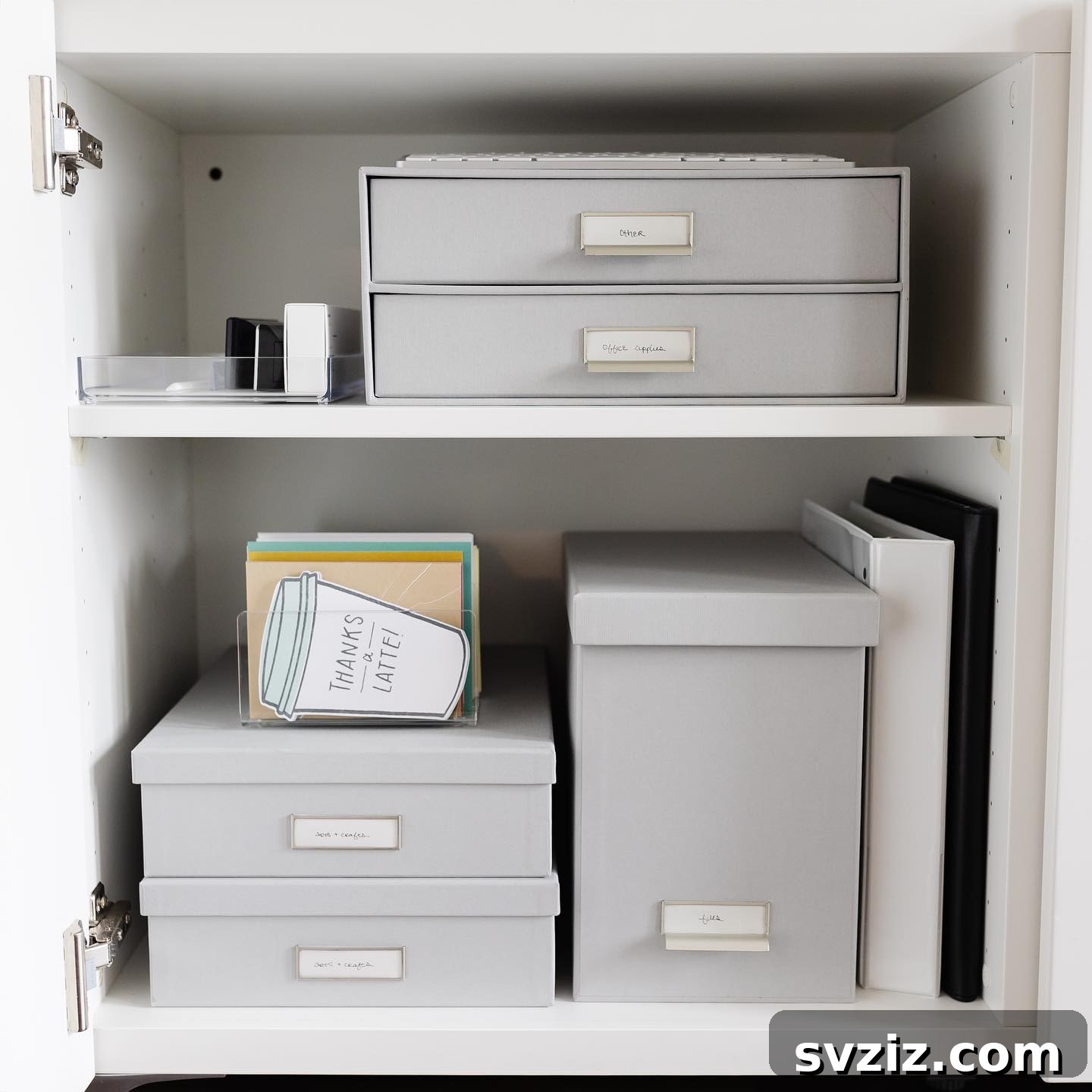  Organize Office Supplies in Containers