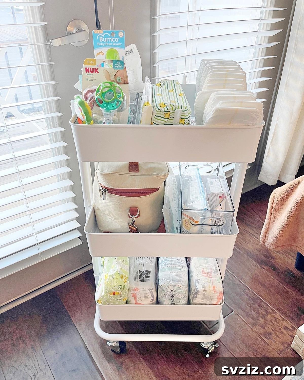 Tiered Rolling Cart