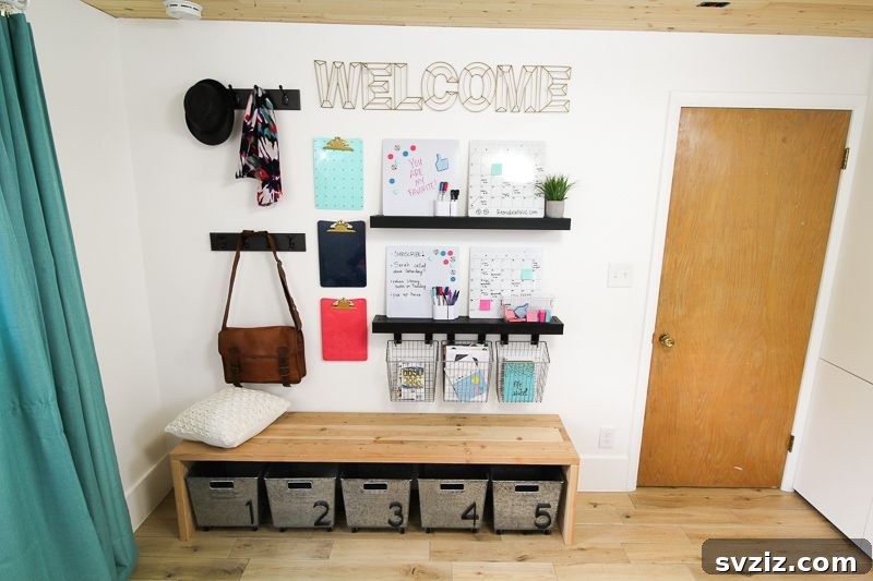 17 Clever DIY Wall Organizers to Conquer Clutter 18 Effortless DIY family organization center with hanging baskets, clipboards, and whiteboards