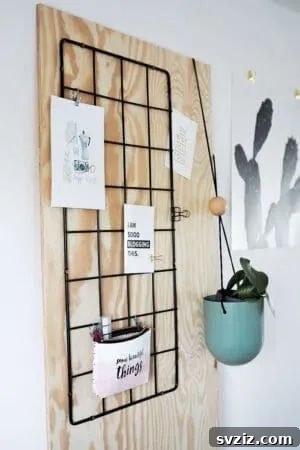 17 Clever DIY Wall Organizers to Conquer Clutter 8 Trendy DIY wire wall organizer for displaying notes and photos