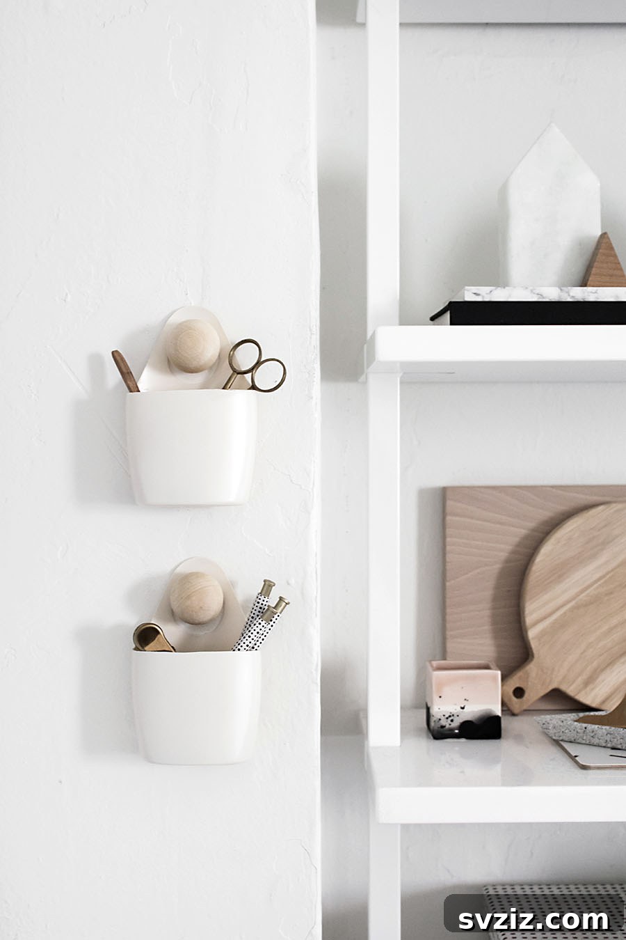 17 Clever DIY Wall Organizers to Conquer Clutter 9 Minimalist DIY plastic wall pocket organizers for versatile home storage