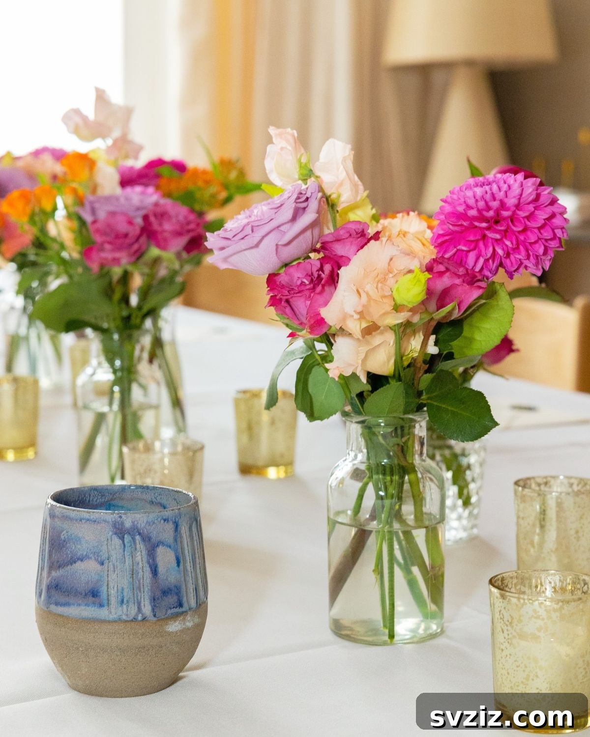 Small Weddings, Big Charm: 31 Intimate Ideas 25 Personalized Floral Arrangements featuring favorite colors and flowers