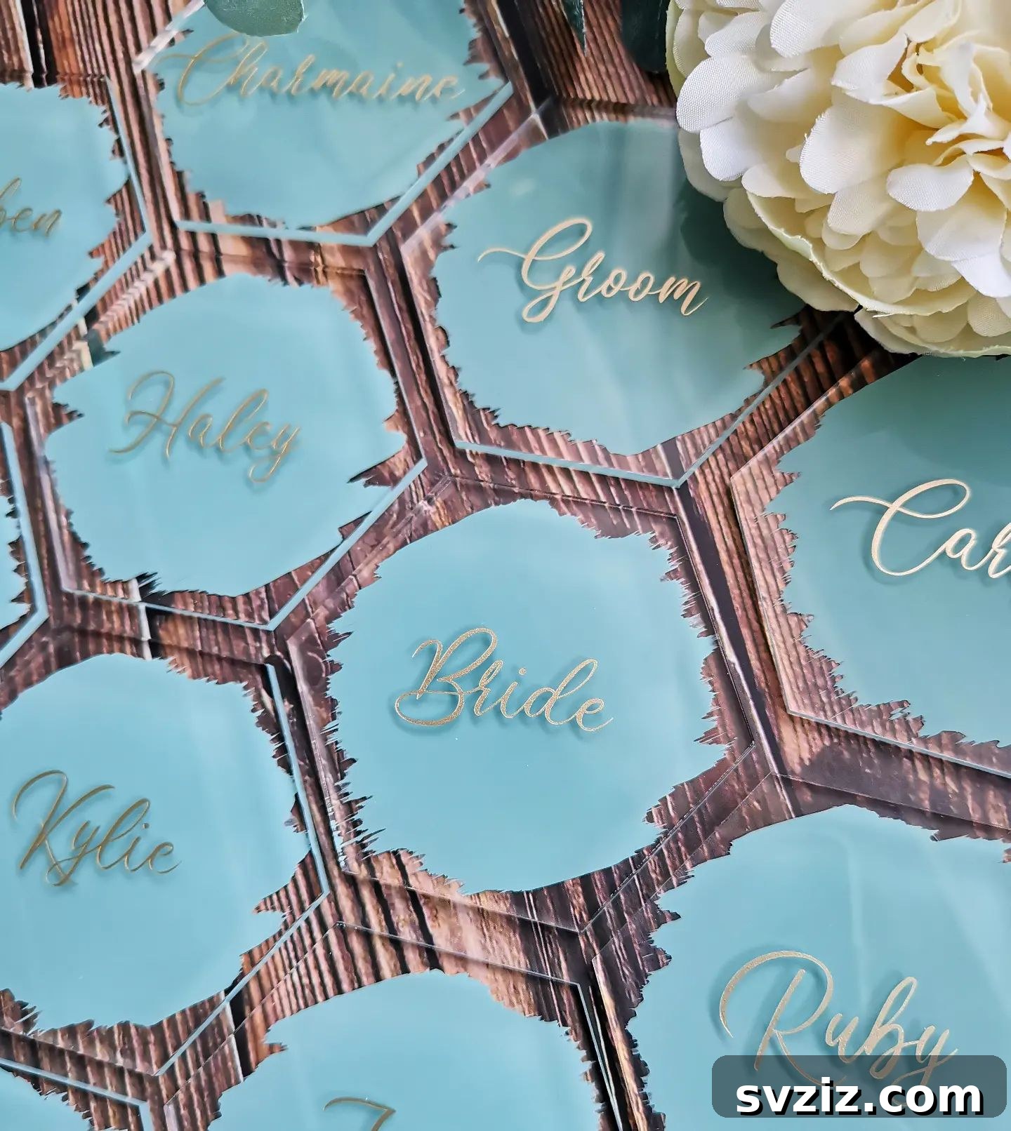 Small Weddings, Big Charm: 31 Intimate Ideas 30 Hand-Painted Place Cards, a personalized touch for a wedding