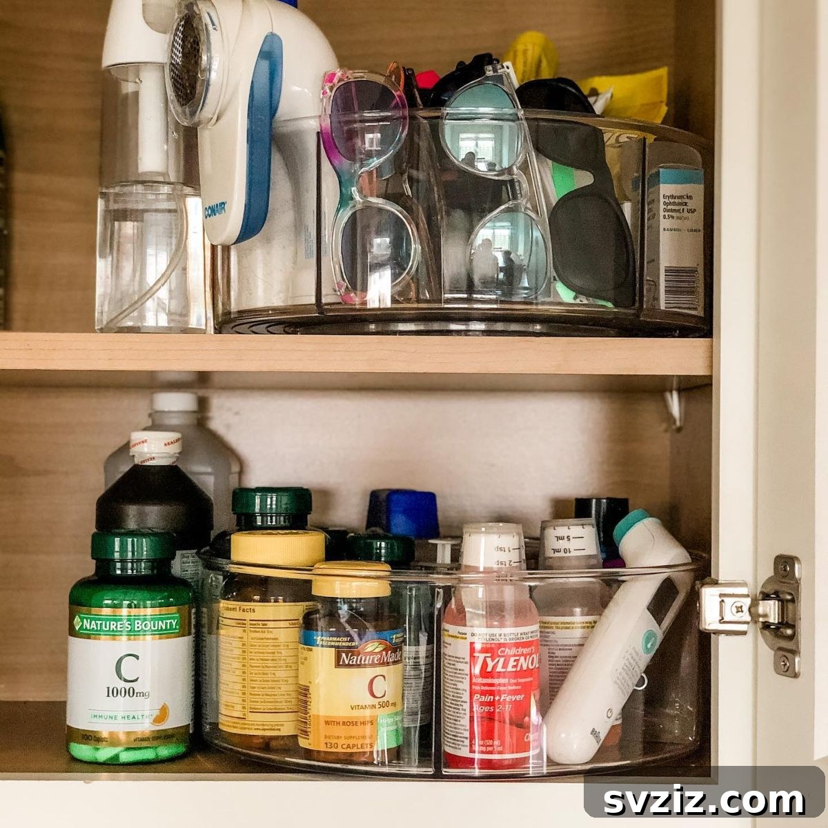 31 Genius Organizing Hacks to Declutter Your Life 30 lazy susans