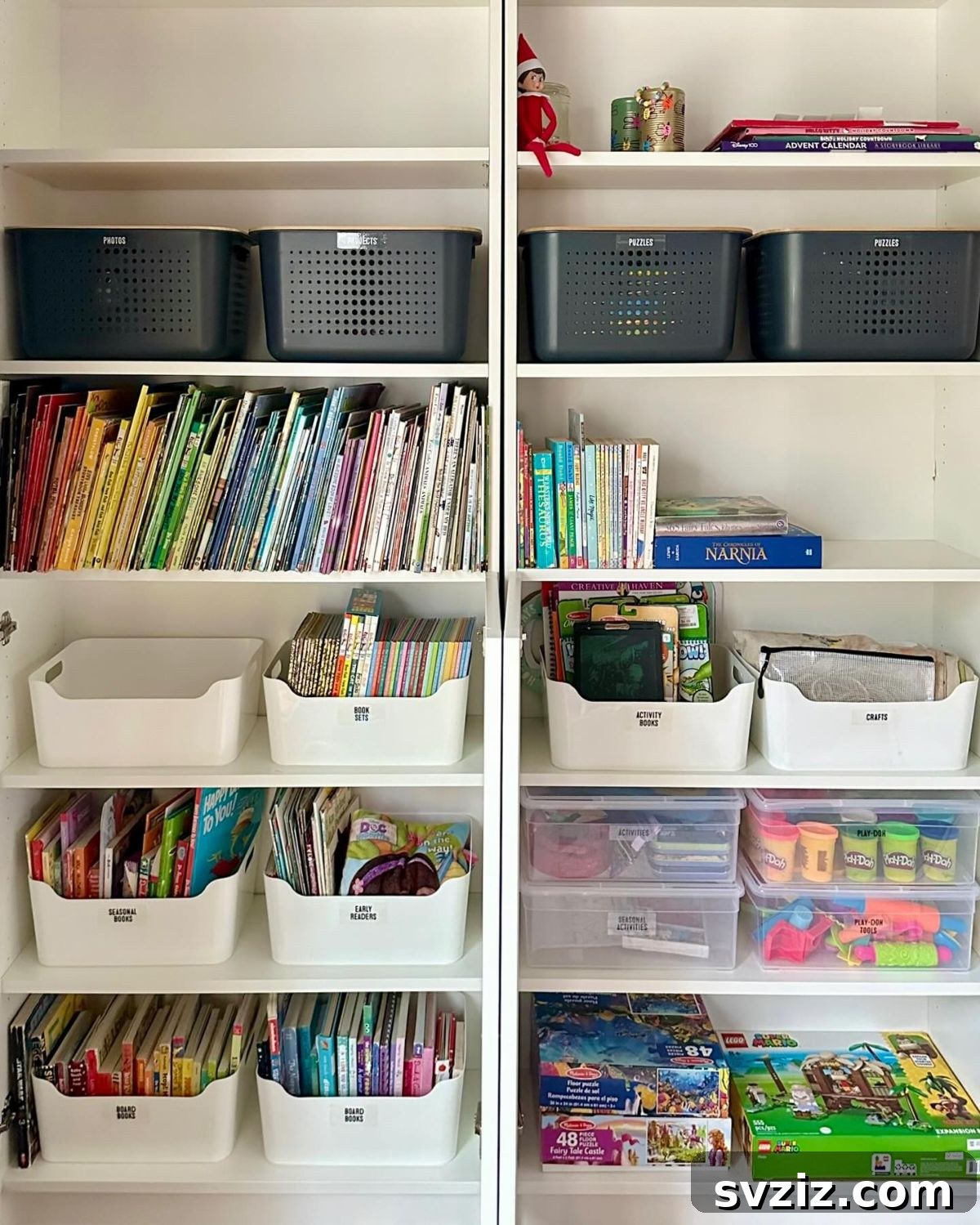 31 Genius Organizing Hacks to Declutter Your Life 5 Bookcase Storage Bins