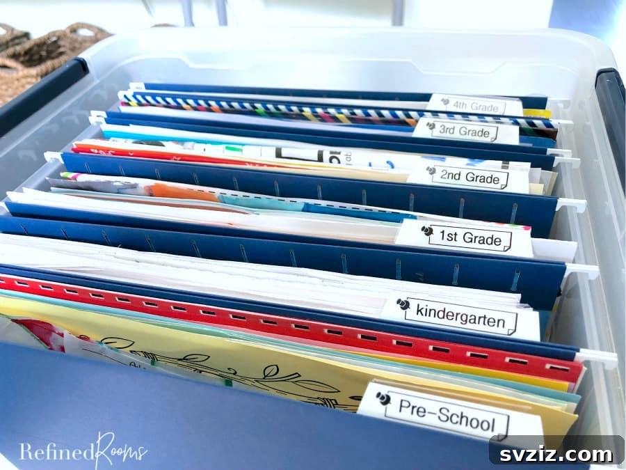 31 Items to Declutter Today 25 kids school projects