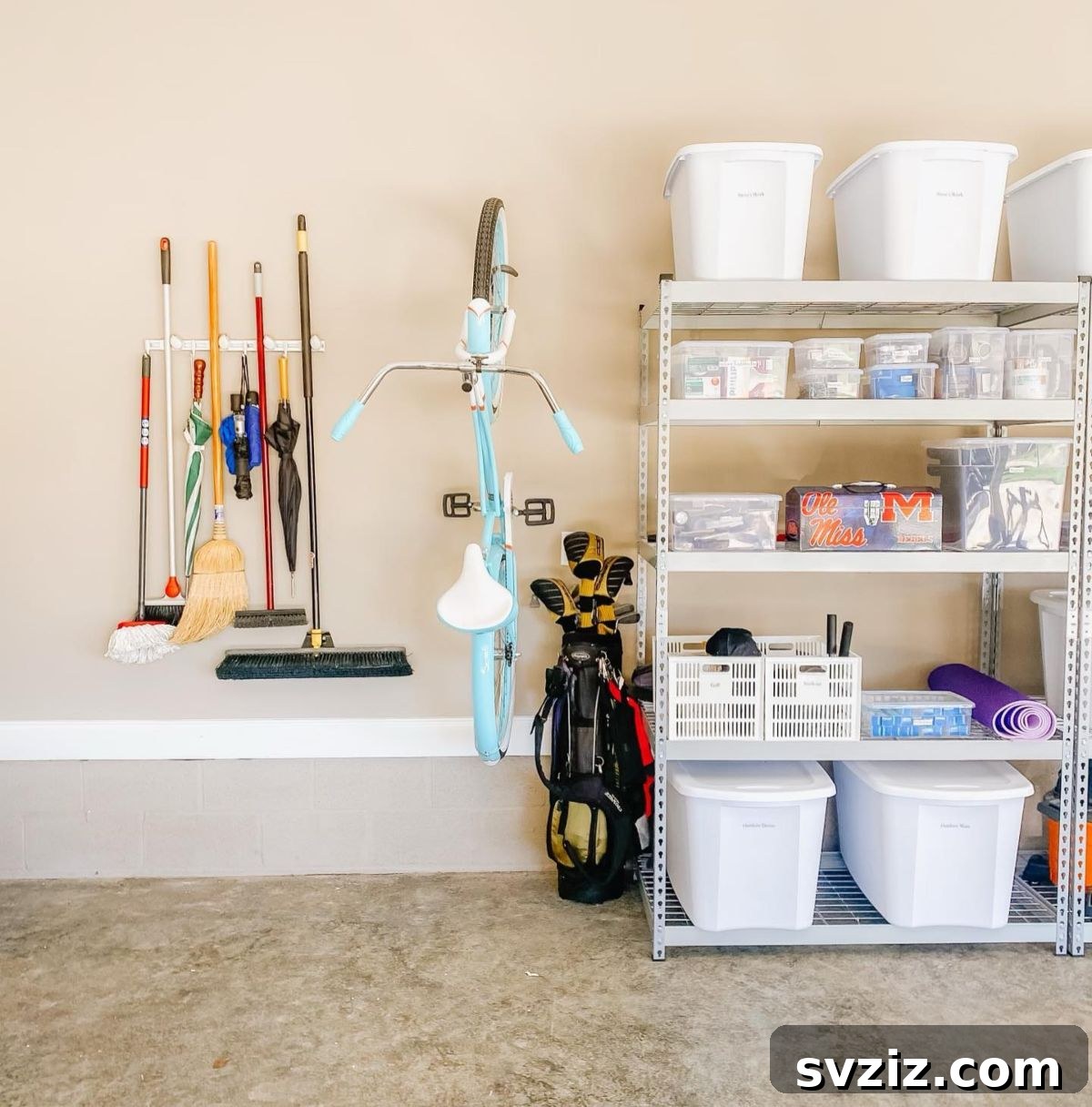 27 Smart Solutions for Organizing Clutter 24 Wall Organizers - A kitchen or utility wall equipped with hanging organizers, storing cleaning supplies, small tools, and other household items efficiently.