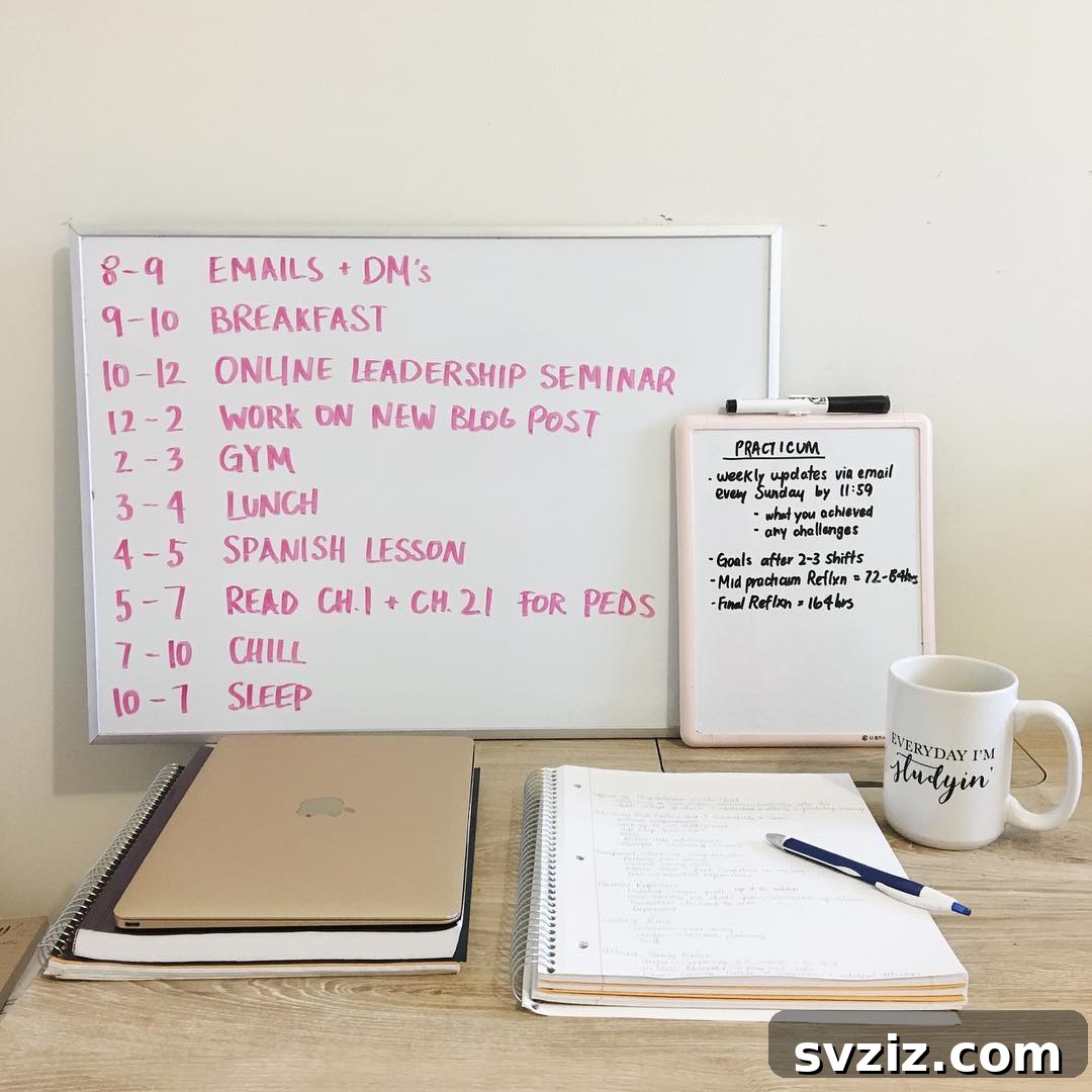 17 Whiteboard Hacks: Genius Organization for Home & Office 19 daily schedule